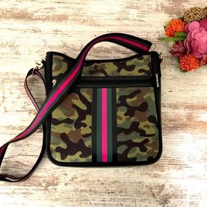 Prenelove brand messenger style purse bag.